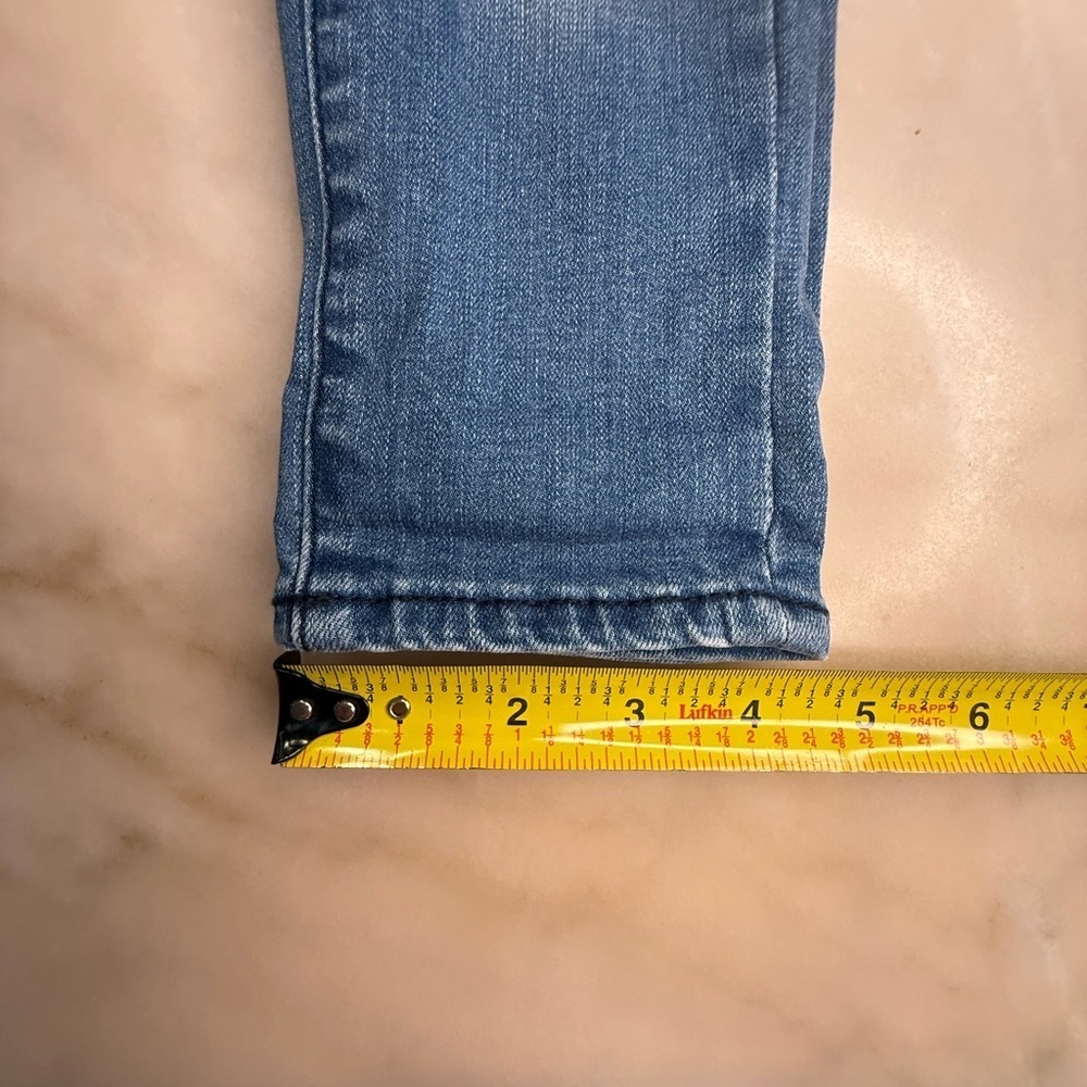 NWT 7 for all mankind Josefina skinny boyfriend blue jeans girls size 5 - Picture 8 of 11